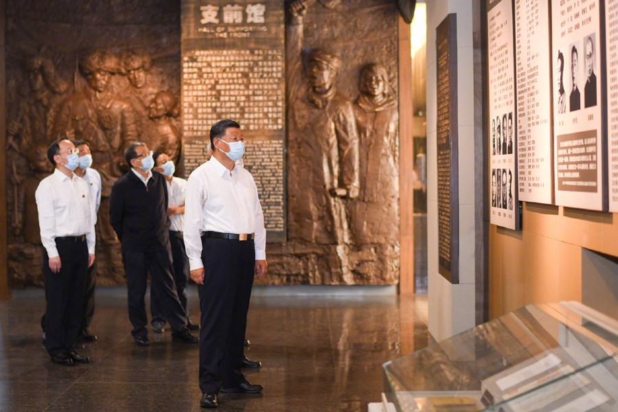 习近平在辽宁锦州市考察调研