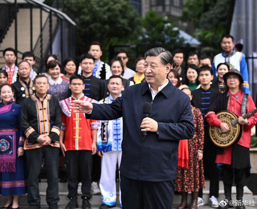 习近平在广西南宁市考察调研