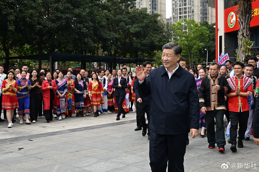 习近平在广西南宁市考察调研